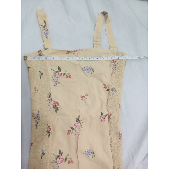 Forever 21 small yellow floral mini Sundress Flirt Romantic - Picture 15 of 16